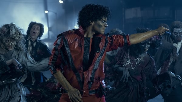 Jaafar Jackson as Michael Jackson in Michael. Photo Credit: Glen Wilson