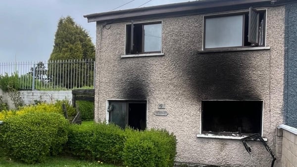 Arson attack Waterford - pic - Marc O'Driscoll - RTE