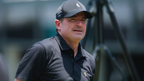 MEXICO CITY, MEXICO - APRIL 16: CEO of LIV Golf, Scott O'Neil looks on during day one of LIV Golf Mexico City at Club de Golf Chapultepec on April 16, 2026 in Mexico City. (Photo by Hector Vivas/Getty Images)