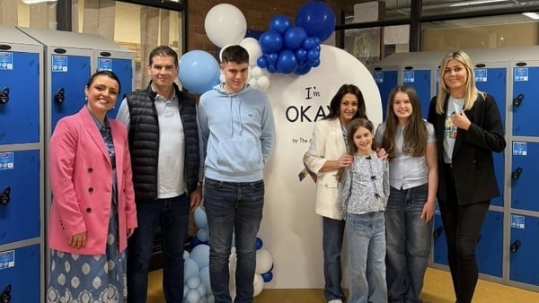 Helana mullins, the McNally family and Pamela Campbell in Co Louth