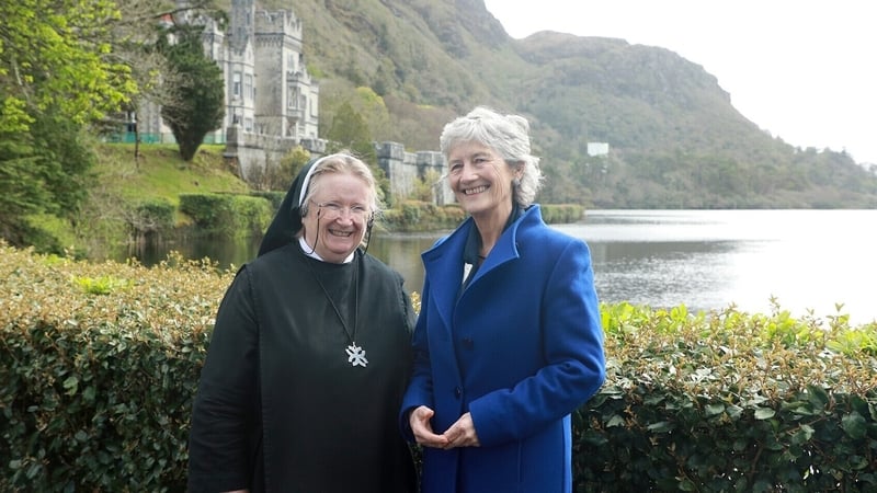 Catherine Connolly at Kylemore Abbey