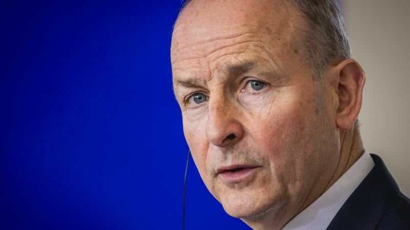 BERLIN, GERMANY - APRIL 16: Michael Martin, Prime Minister of Ireland, captured during a state visit to Germany on April 16, 2026 in Berlin, Germany. (Photo by Juliane Sonntag/Photothek via Getty Images)