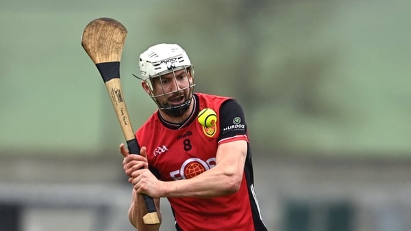 29 March 2025; Donal Hughes of Down during the Allianz Hurling League Division 2 final match between Down and Kildare at Grattan Park in Inniskeen, Monaghan. Photo by Daire Brennan/Sportsfile