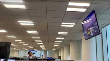 Tokyo office sways quake strikes off Japan coast