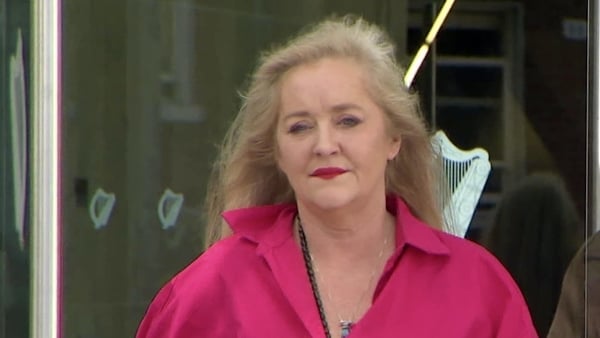 Lisa Temple outside court