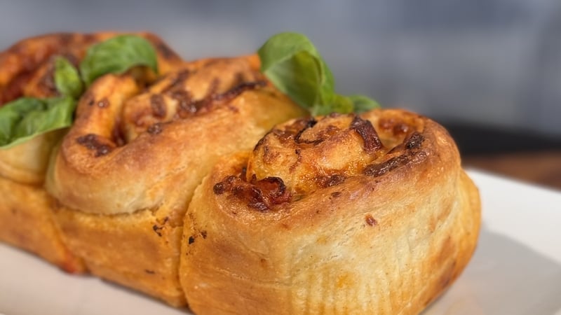 Shane Smith's pepperoni pizza swirl