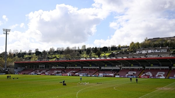 A general view before the Ulster GAA Football Senior Championship quarter-final match between Derry and Antrim at Find Insurance Celtic Park in Derry.