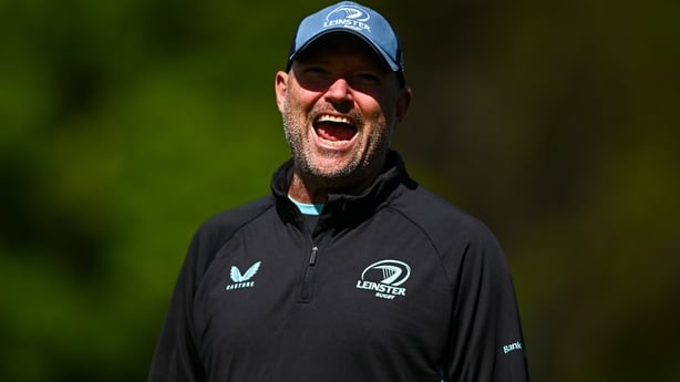 20 April 2026; Senior coach Jacques Nienaber, during a Leinster Rugby squad training session at Rosemount in UCD, Dublin. Photo by Tyler Miller/Sportsfile