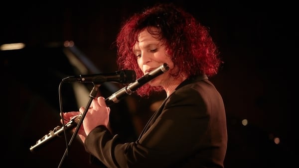Claire Watts playing the flute