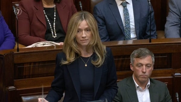 Social Democrats leader Holly Cairns speaking during Leaders Questions