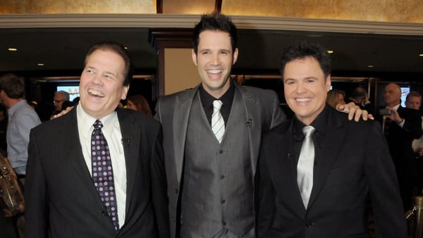 LOS ANGELES, CA - SEPTEMBER 27: Alan Osmond, son David Osmond and brother Donny Osmond arrive at the 36th Annual Dinner Of Champions at the Hyatt Regency Century Plaza Hotel on September 27, 2010 in Los Angeles, CA. (Photo by Gregg DeGuire/FilmMagic)