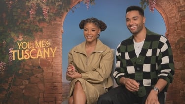 You, Me and Tuscany stars Halle Bailey and Regé-Jean Page talk romance, sunsets and sing Al Green