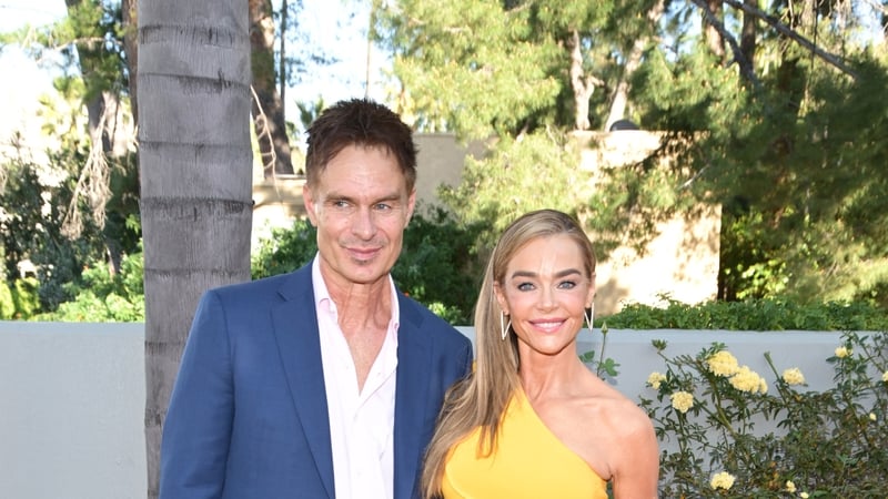 UNIVERSAL CITY, CALIFORNIA - MARCH 08: (L-R) Patrick Muldoon and Denise Richards attend the 53rd annual Saturn Awards at Hilton Universal City Hotel on March 08, 2026 in Universal City, California. (Photo by Michael Tullberg/Getty Images)