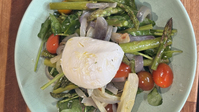 Paul Flynn's roasted asparagus and fennel salad