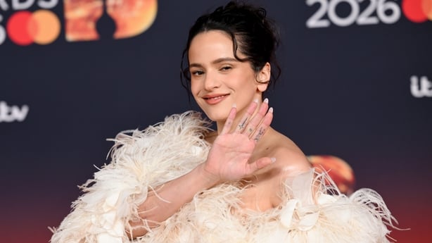 Rosalía at The BRIT Awards 2026 held at Co-op Live on 28 February, 2026 in Manchester, England. (Photo by Zak Hussein/Billboard via Getty Images)