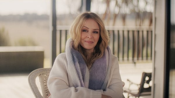 Undated handout photo issued by Netflix of Kylie Minogue in the new three-part documentary KYLIE. Photo: Netflix/PA Wire