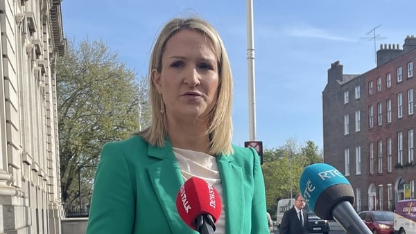 Helen McEntee speaks ahead of a Government Trade Forum