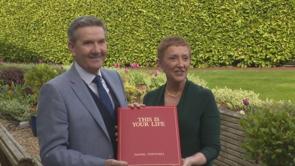 Majella and Daniel O'Donnell attend an exhibition celebrating memorabilia of their lives - on and off the stage
