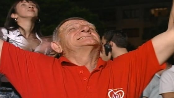 Montenegro celebrates independence from Serbia, 2006