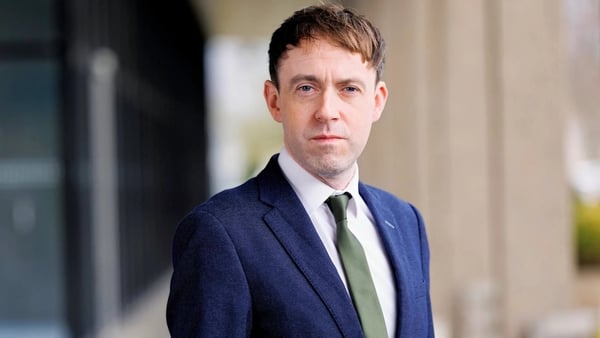 RTÉ Political Correspondent Barry Lenihan outside the tv studio