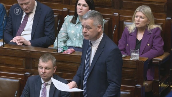 pearse doherty speaks in the Dail