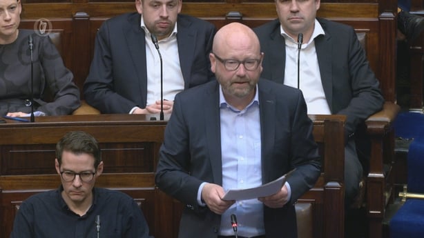 Ged Nash speaks in the Dail 