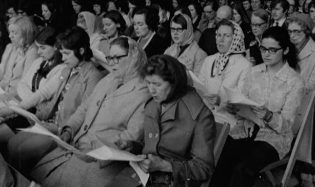 Mass at Trinity College Dublin, 1971
