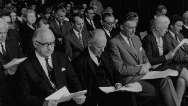 Mass at Trinity College Dublin, 1971