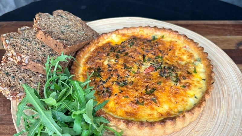 Spring time quiche: Today