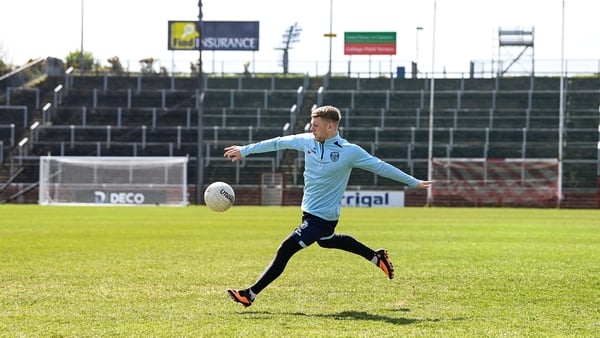 23 April 2026; Josh Thomas after a Derry City training session at Find Insurance Celtic Park in Derry. Photo by Stephen McCarthy/Sportsfile