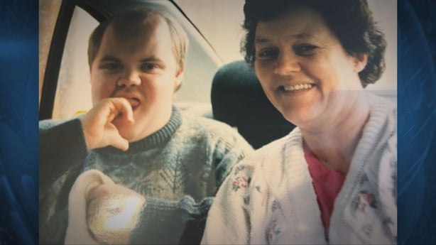 Kenneth Best, who suffered extensive brain damage, with his mother, Margaret