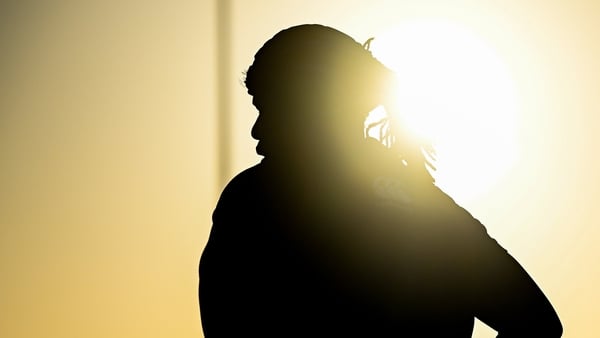 13 January 2026; Linda Djougang looks on during an Ireland Women's Rugby squad training at the IRFU High Performance Centre in Dublin. Photo by Shauna Clinton/Sportsfile