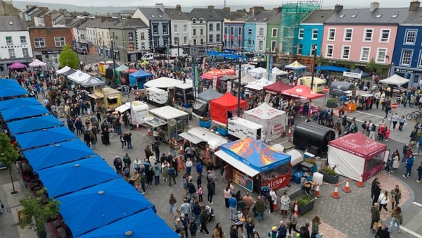 Food stalls set up in Waterford City Centre