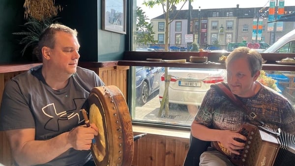 Donnchadh Gough and Benny McCarthy of Danú perfom live