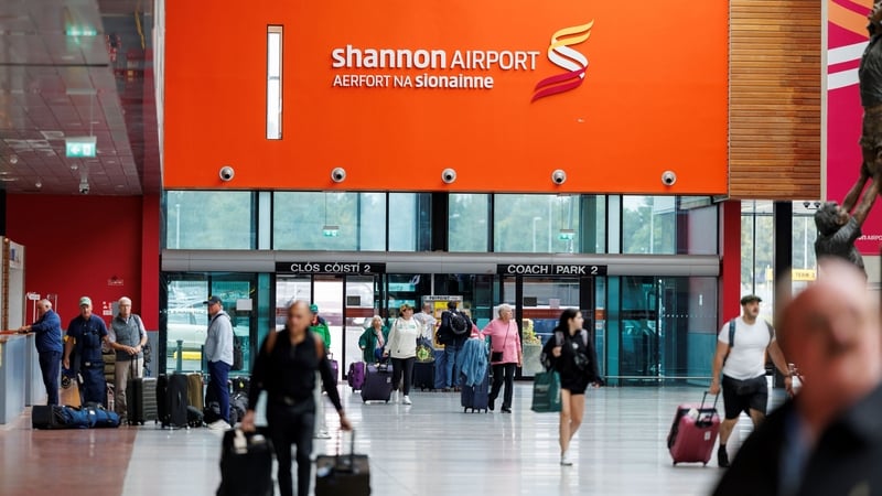 Shannon Airport's passenger numbers increase 9% in 2025