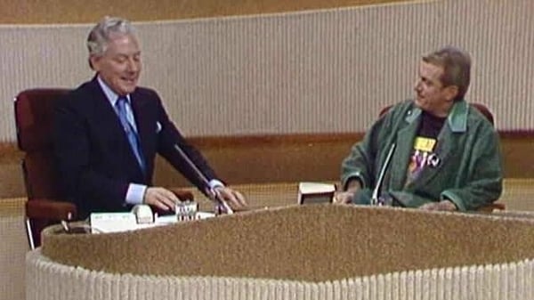Gay Byrne and Shay Healy