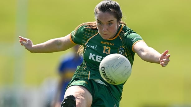 Meadhbh Byrne of Meath during the TG4 All-Ireland Ladies Football Senior Championship Round 3 match between Meath and Tipperary at Páirc Tailteann in Navan, Meath. 