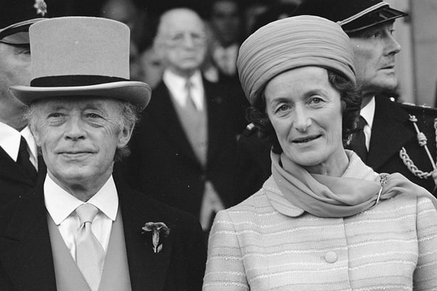 President Erskine Childers and his wife Rita (1973)