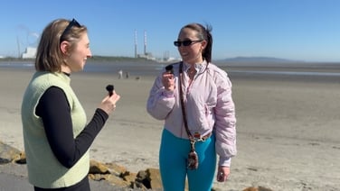 Sunshine lifting the mood in Dublin