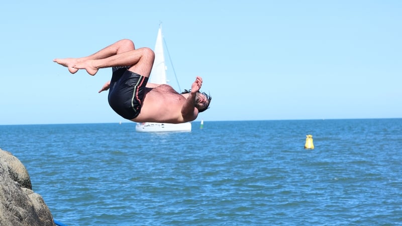 Temperatures of 21C recorded in three counties