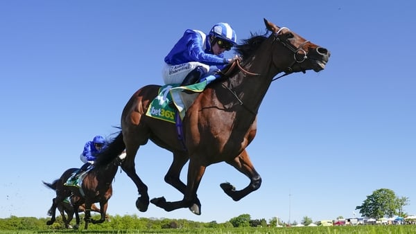 ESHER, ENGLAND - APRIL 24: Rossa Ryan riding Raaheeb win The bet365 Classic Trial at Sandown Park Racecourse on April 24, 2026 in Esher, England. (Photo by Alan Crowhurst/Getty Images)