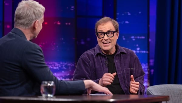 Ardal O'Hanlon chats to Patrick Kielty on the Late Late Show