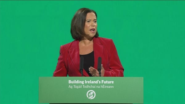 Mary Lou McDonald makes Ard Fheis speech