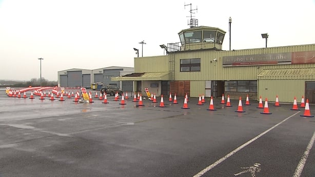 Galway Airport used as Covid test centre during pandemic