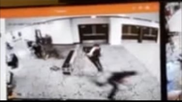 Surveillance footage shows suspect running past security at Washington event