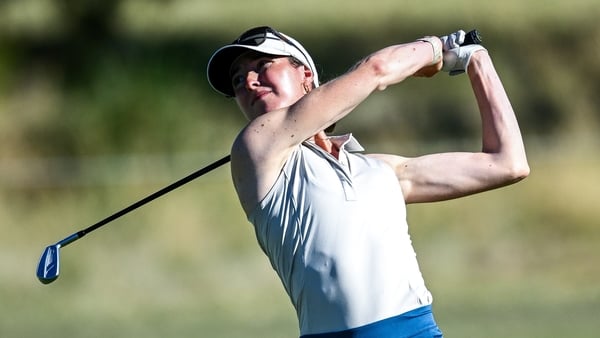 ADELAIDE, AUSTRALIA - MARCH 14: Esme Hamilton of England 
 hits an iron during day three of the 2026 Women's Australian Open at Kooyonga Golf Club on March 14, 2026 in Adelaide, Australia. (Photo by Mark Brake/Getty Images)