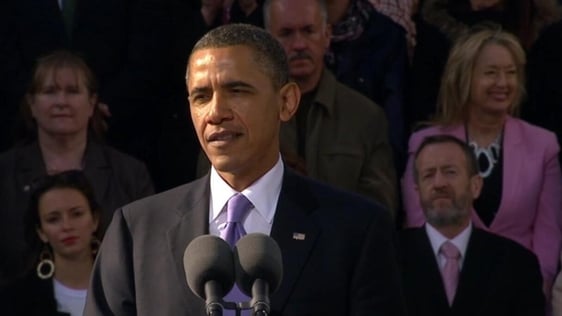 Obama At College Green