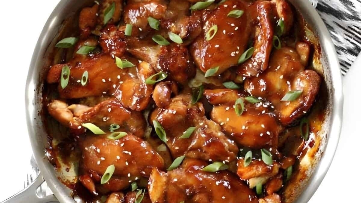 Sticky Ginger Chicken 