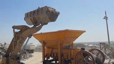 Palestinians use Gaza rubble to restore streets