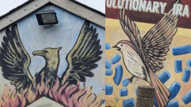 The Phoenix and the Lark murals in North Ireland